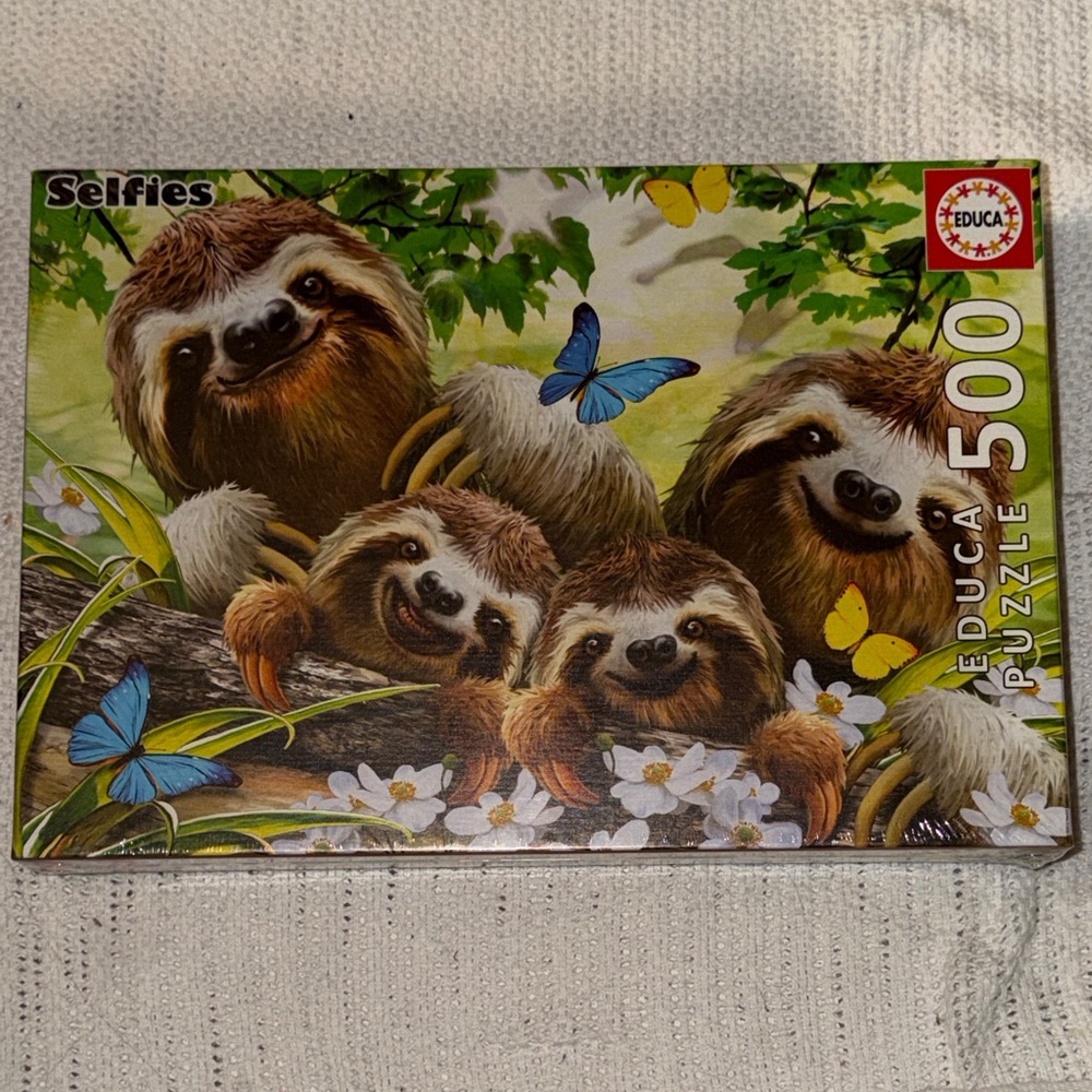 Educa‎ 500 Piece Sloth Puzzle NEW Sealed